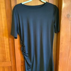 Black ruched dress women’s size med